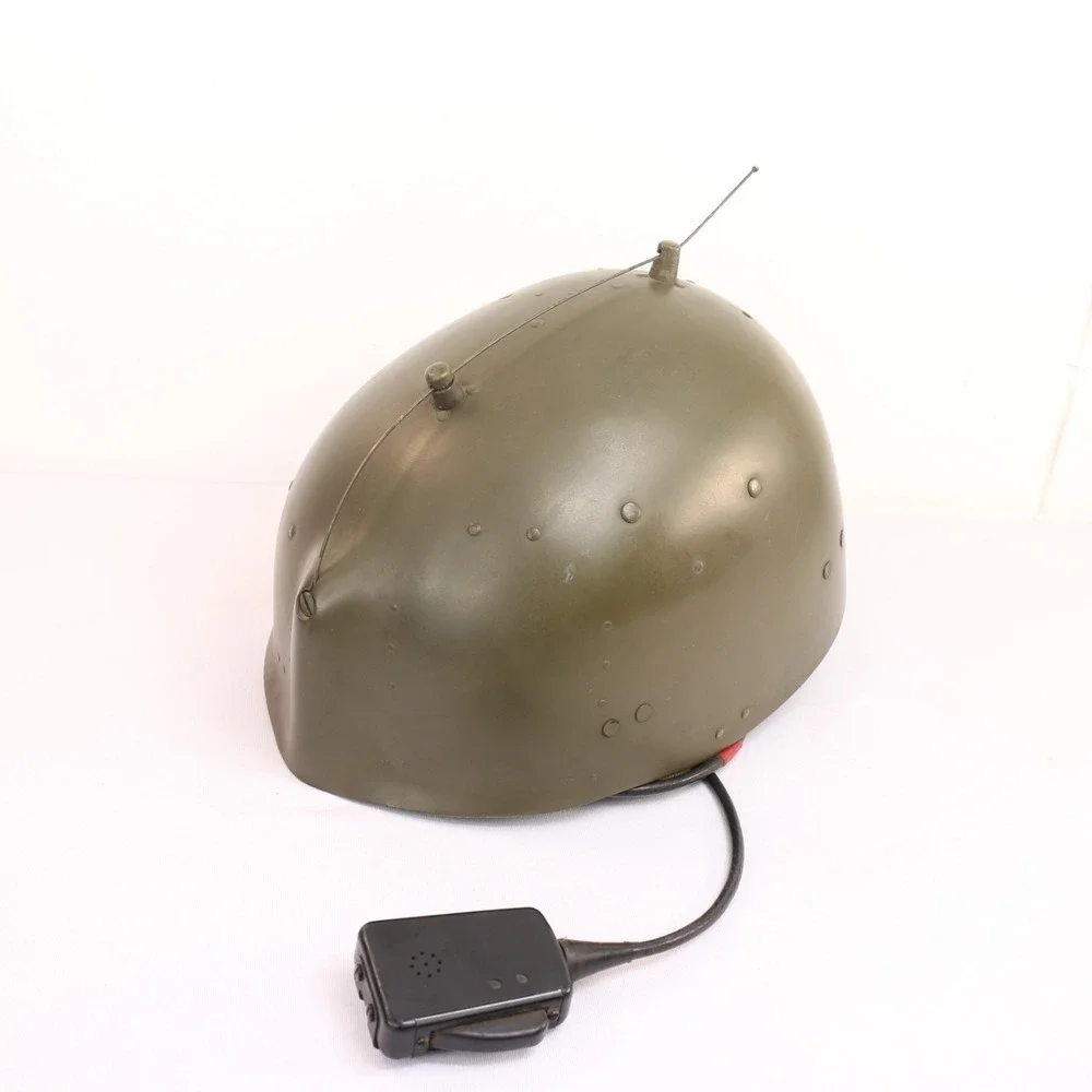 An/Prc-34 Radio Operators Helmet Experimental Korean/Vietnam Super Rare!!
